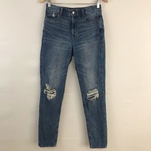 AEO High Rise Mom Jean 4 Long